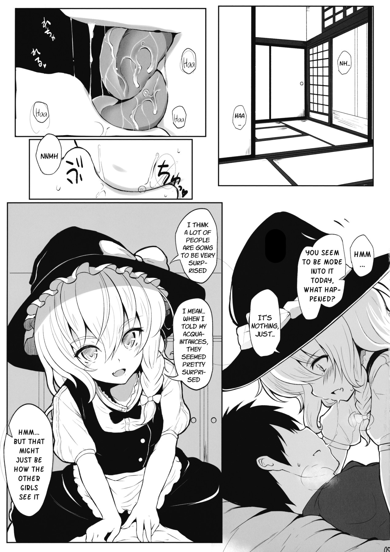 Hentai Manga Comic-Lewd Love With Marisa-Read-4